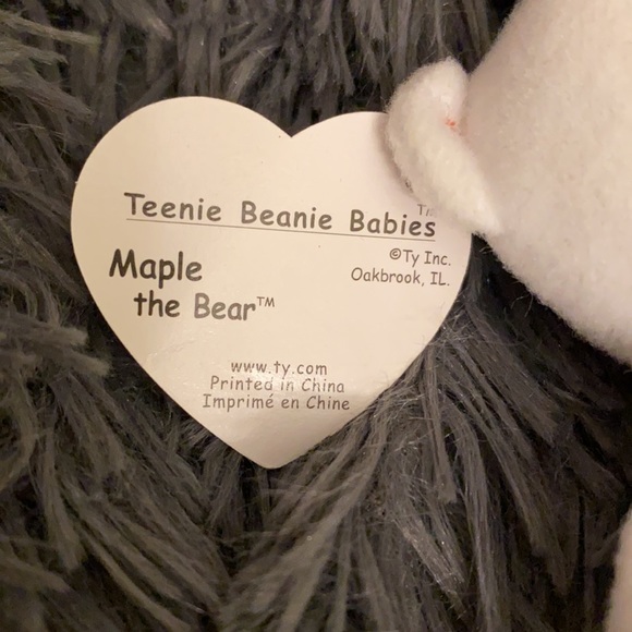 Maple the Bear -Teenie Beanie Babg - Picture 3 of 5